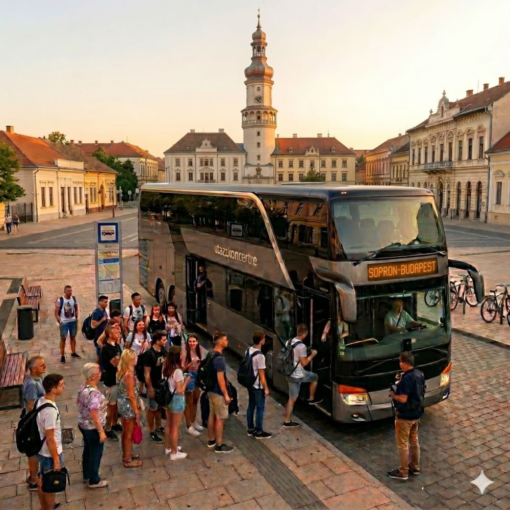 Sopron-Bp-Sopron 101 hang koncert buszjegy 2026.12.10